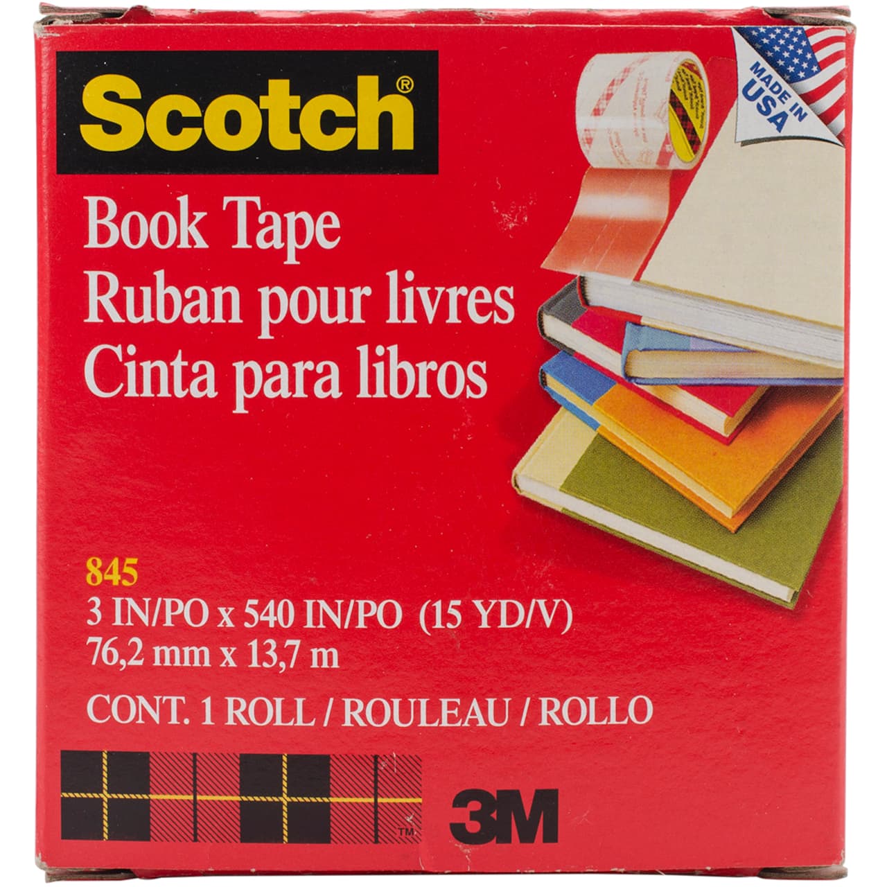 3M Scotch® Book Tape, 3 x 15yd.